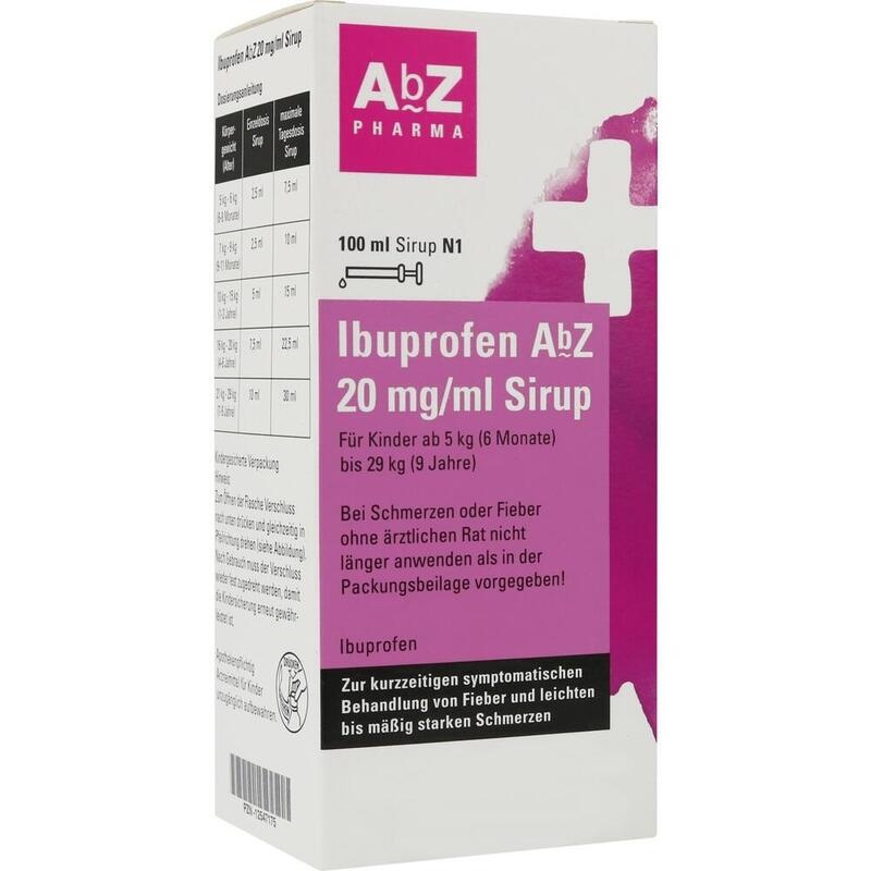IBUPROFEN AbZ 20 mg/ml Sirup