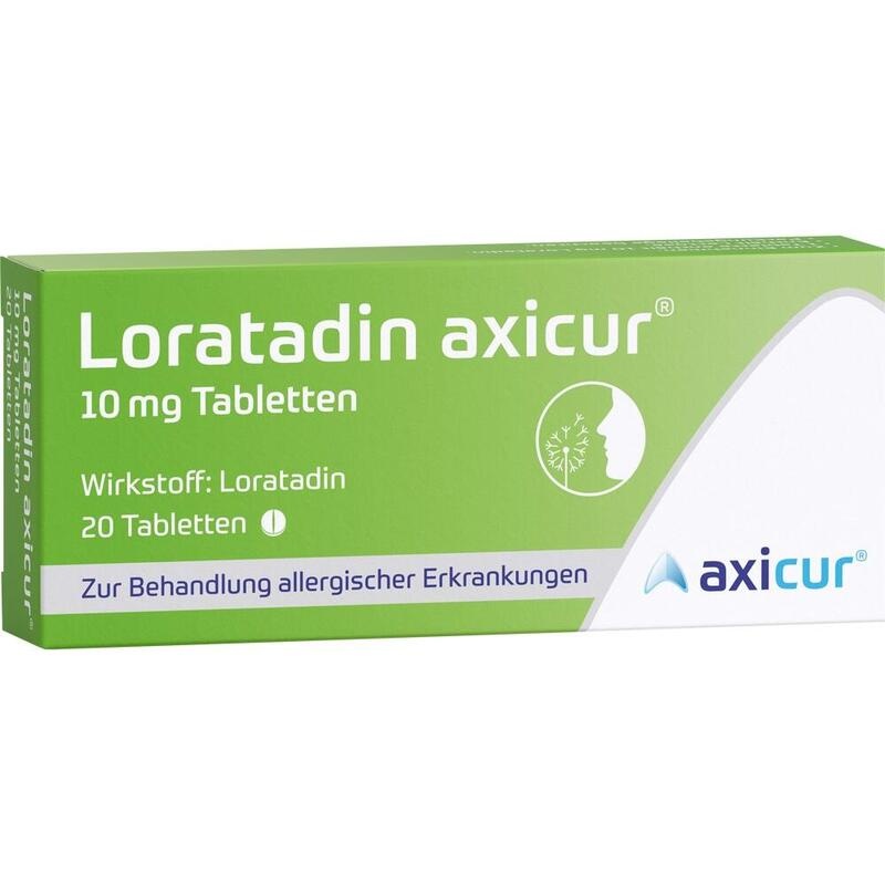 LORATADIN axicur 10 mg Tabletten