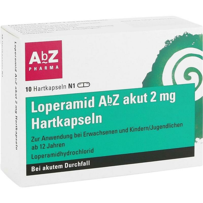 LOPERAMID AbZ akut 2 mg Hartkapseln