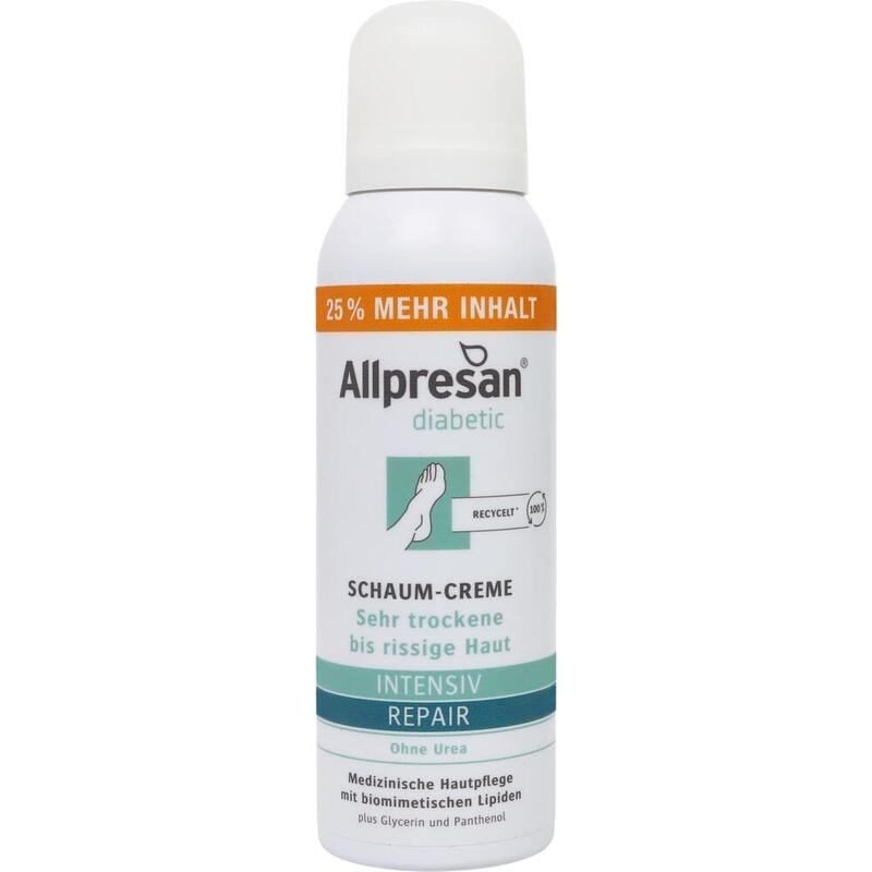 ALLPRESAN diabetic Inten.+Repair o.Urea Schaum-Cr.